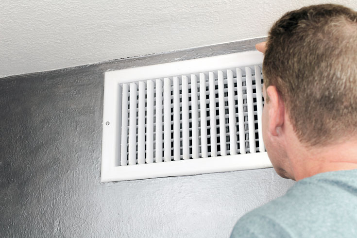 room hvac vent